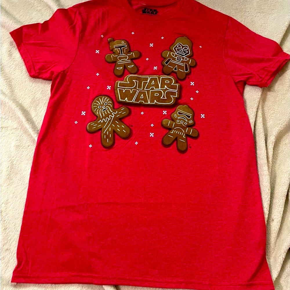 Star Wars Chewbacca Holiday Men’s Shirt size M (38-40)
